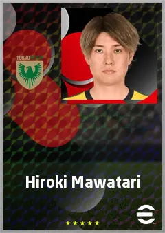 Mawatari Hiroki eFootball 2026 player card, 66 OVR GK