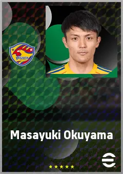 Okuyama Masayuki eFootball 2026 player card, 68 OVR LB