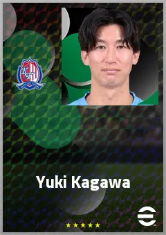 Kagawa Yuki eFootball 2026 player card, 67 OVR LB