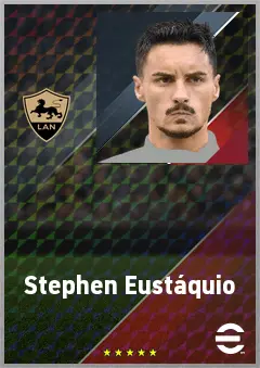 Stephen Eustáquio eFootball 2026 player card, 73 OVR CMF