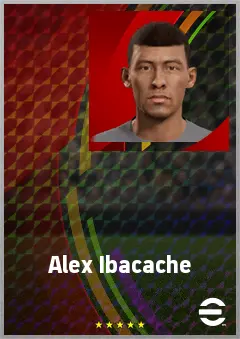 Alex Ibacache eFootball 2026 player card, 69 OVR LB