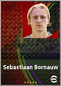 Sebastiaan Bornauw eFootball 2026 player card, 75 OVR CB