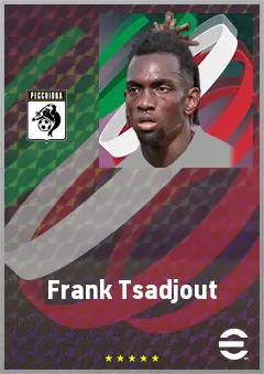 Frank Tsadjout eFootball 2026 player card, 70 OVR CF