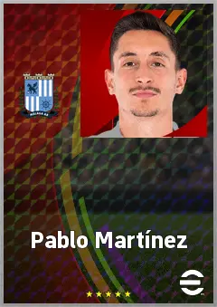 Pablo Martínez eFootball 2026 player card, 71 OVR CMF