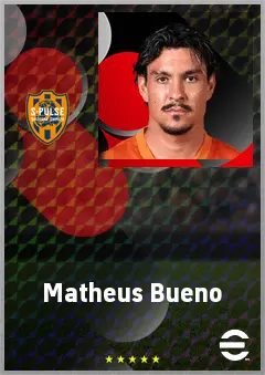 Matheus Bueno eFootball 2026 player card, 69 OVR DMF