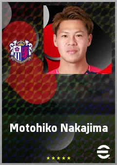 Nakajima Motohiko eFootball 2026 player card, 69 OVR AMF