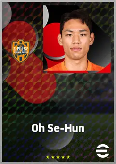 Oh Se-Hun eFootball 2026 player card, 69 OVR CF