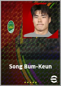Song Bum-Keun eFootball 2026 player card, 70 OVR GK