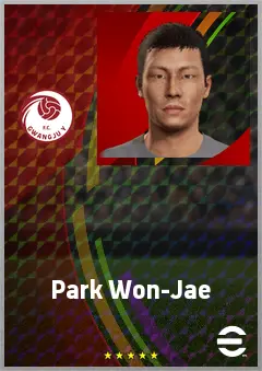 Park Won-Jae eFootball 2026 player card, 66 OVR RB