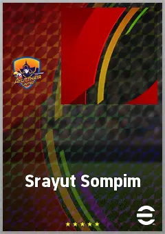 Srayut Sompim eFootball 2026 player card, 65 OVR CB