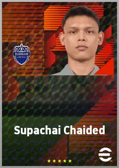 Supachai Chaided eFootball 2026 player card, 70 OVR SS