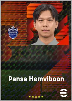 Pansa Hemviboon eFootball 2026 player card, 67 OVR CB
