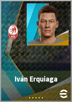 Iván Erquiaga eFootball 2026 player card, 69 OVR LB