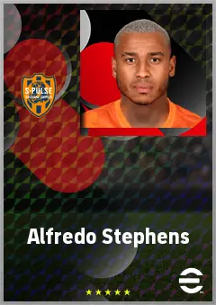 Alfredo Stephens eFootball 2026 player card, 69 OVR CF
