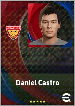 Daniel Castro eFootball 2026 player card, 71 OVR CF