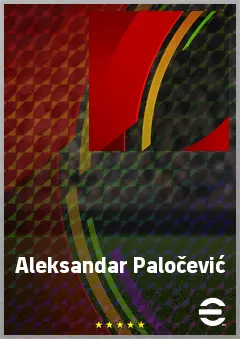 Aleksandar Paločević eFootball 2026 player card, 67 OVR AMF
