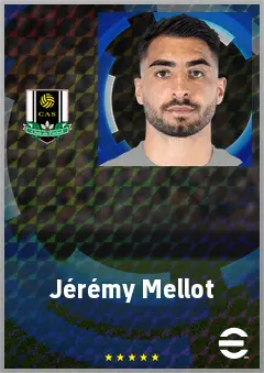 Jérémy Mellot eFootball 2026 player card, 71 OVR RB