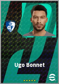 Ugo Bonnet eFootball 2026 player card, 68 OVR CF