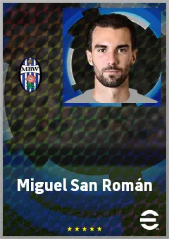 Miguel San Román eFootball 2026 player card, 69 OVR GK