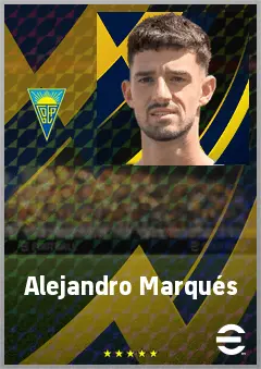 Alejandro Marqués eFootball 2026 player card, 69 OVR CF
