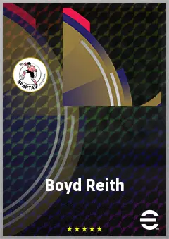 Boyd Reith eFootball 2026 player card, 68 OVR RB