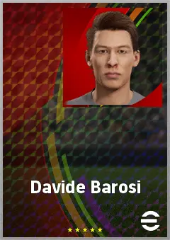 Davide Barosi eFootball 2026 player card, 68 OVR GK