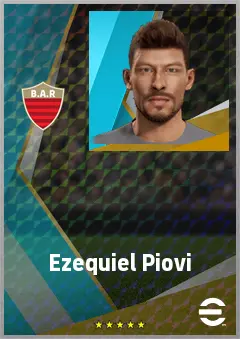 Ezequiel Piovi eFootball 2026 player card, 73 OVR DMF