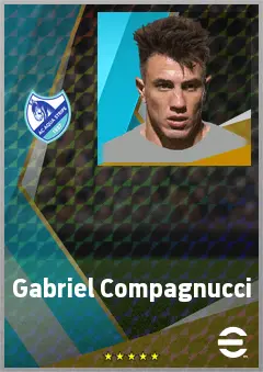 Gabriel Compagnucci eFootball 2026 player card, 71 OVR RB
