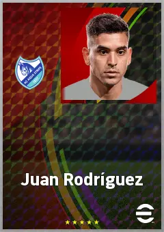 Juan Rodríguez eFootball 2026 player card, 74 OVR CB