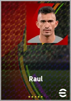 Raul eFootball 2026 player card, 69 OVR DMF