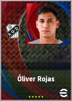 Óliver Rojas eFootball 2026 player card, 68 OVR RB