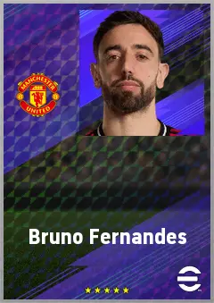 Bruno Fernandes eFootball 2026 player card, 95 OVR AMF