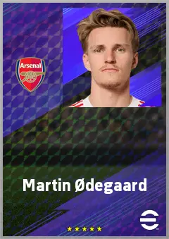 Martin Ødegaard eFootball 2026 player card, 90 OVR CMF
