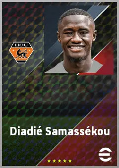 Diadié Samassékou eFootball 2026 player card, 73 OVR DMF