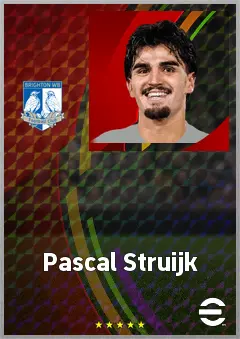 Pascal Struijk eFootball 2026 player card, 73 OVR CB
