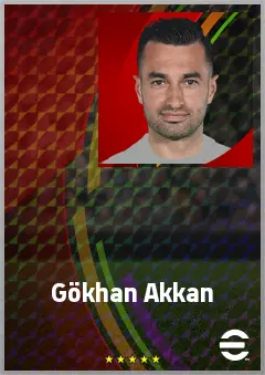 Gökhan Akkan eFootball 2026 player card, 72 OVR GK