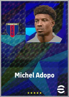 Michel Adopo eFootball 2026 player card, 71 OVR CMF