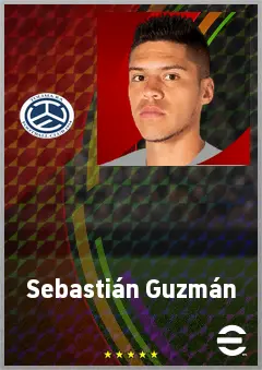 Sebastián Guzmán eFootball 2026 player card, 71 OVR DMF