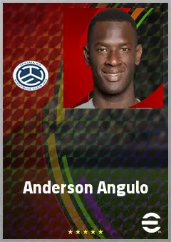 Anderson Angulo eFootball 2026 player card, 72 OVR CB