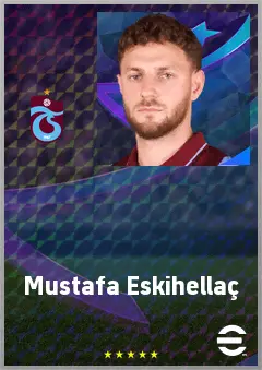 Mustafa Eskihellaç eFootball 2026 player card, 72 OVR LB