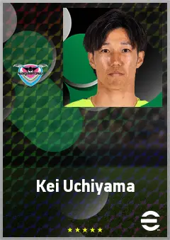 Uchiyama Kei eFootball 2026 player card, 66 OVR GK