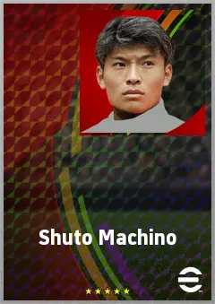 Machino Shuto eFootball 2026 player card, 73 OVR CF