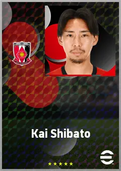 Shibato Kai eFootball 2026 player card, 68 OVR CMF