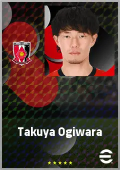 Ogiwara Takuya eFootball 2026 player card, 70 OVR LB