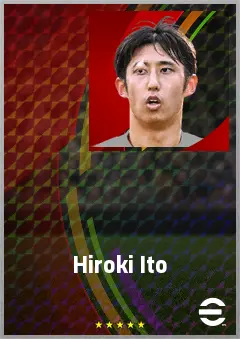 Ito Hiroki eFootball 2026 player card, 77 OVR CB