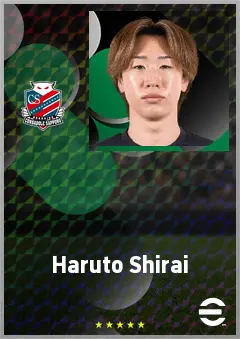 Shirai Haruto eFootball 2026 player card, 66 OVR CF