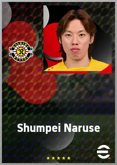 Naruse Shumpei eFootball 2026 player card, 66 OVR RB