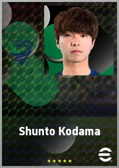 Kodama Shunto eFootball 2026 player card, 68 OVR AMF