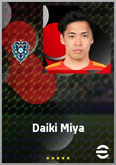 Miya Daiki eFootball 2026 player card, 70 OVR CB