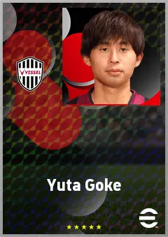 Goke Yuta eFootball 2026 player card, 67 OVR AMF